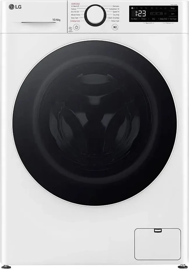 Lavatrice-tharëse LG F4DR510S0W 10/6 kg 1400 rpm me avull, AI DD, TurboWash360°