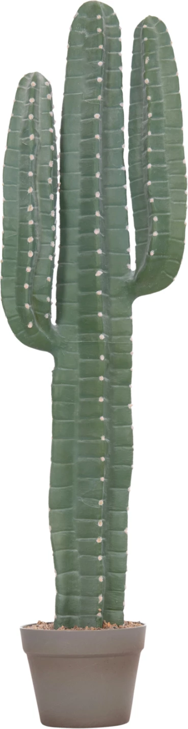 Bimë dekorative sintetike në vazo, lloj kaktusi, FH4742, 17.5x26x103cm