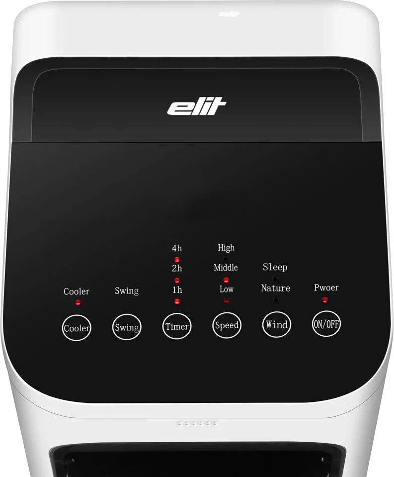 Ftohës ajri, Elit AC-25RC IceWind PRO, depozitë 5L, 80W, 3 shpejtësi, 3 modalitete, timer 7h, telekomandë