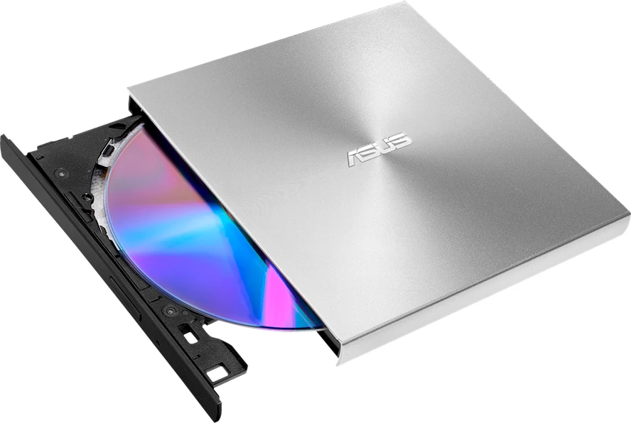Shkrues DVD i jashtëm ASUS ZenDrive U9M 8X, USB Type-C/Type-A, M-DISC, argjendtë