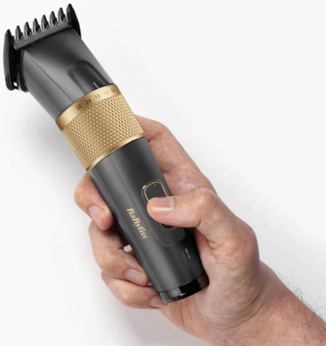 Makinë rroje flokësh Babyliss E987E, me bateri Lithium-Ion, Gold