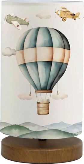 Llambë tavoline për fëmijë Balon shumëngjyrëshe D15x30cm