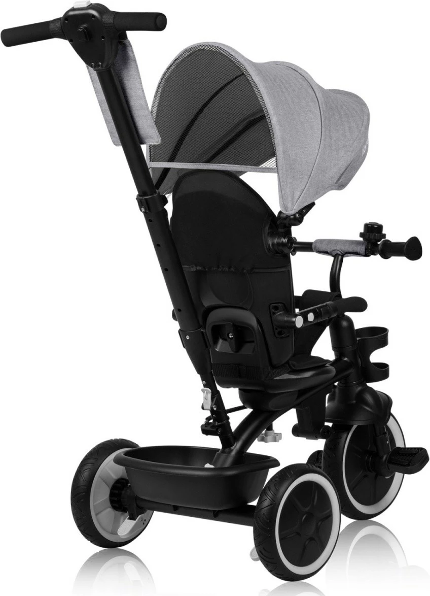 Tricikël Lionelo Berry Grey Stone për fëmijë, Gri