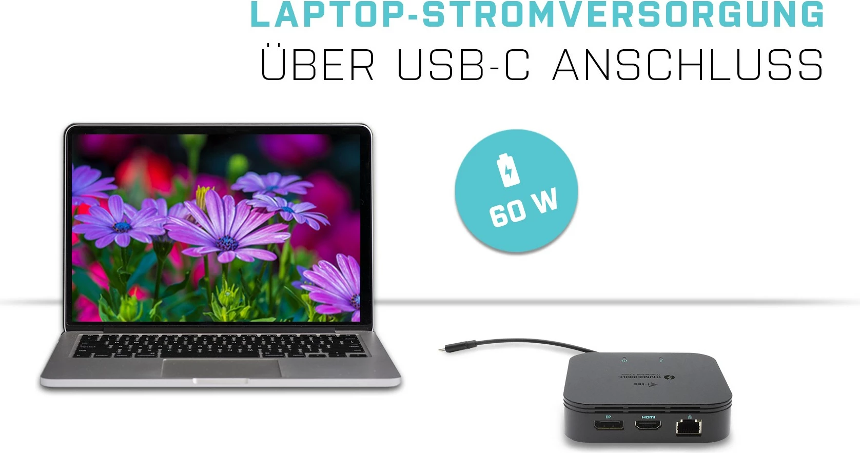 Docking station I-Tec Thunderbolt 3 Travel Dock, Dual 4K Display, 1x DP, 1x HDMI, 1x GLAN, 1x USB 3.1 Gen2, 1x USB 2.0, 1x Audio, e zezë