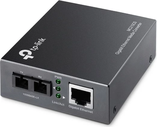 Media konvertues TP-Link MC210CS, Gigabit, 1000 Mbit/s, single-mode, SC, i zi