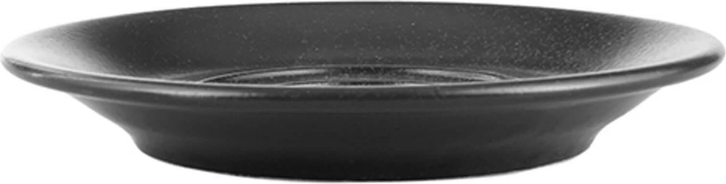Pjatëz për filxhan të stivueshëm Porland Seasons Coal 150 mm porcelan, set 6 copë, e zezë