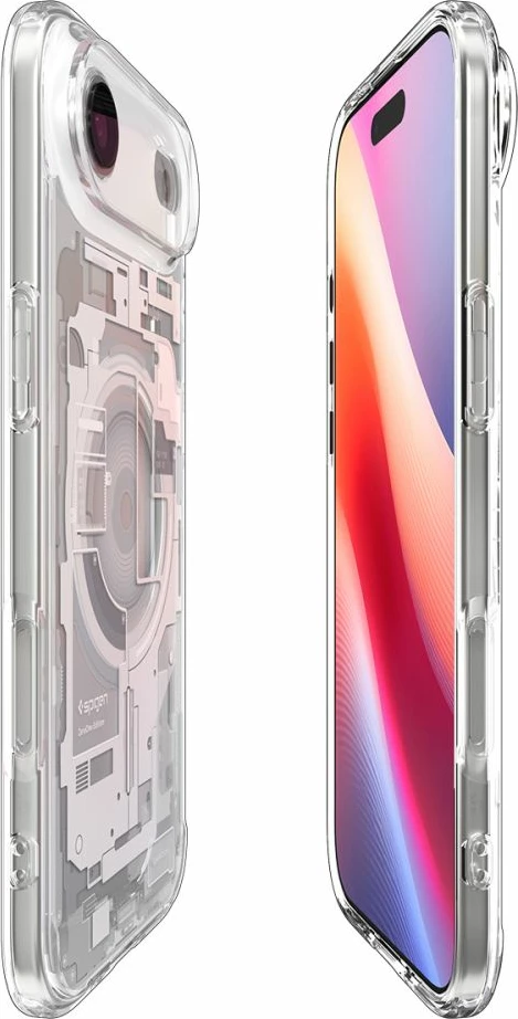 Mbështjellës Spigen Ultra Hybrid MagSafe për iPhone 17 Air, i bardhë