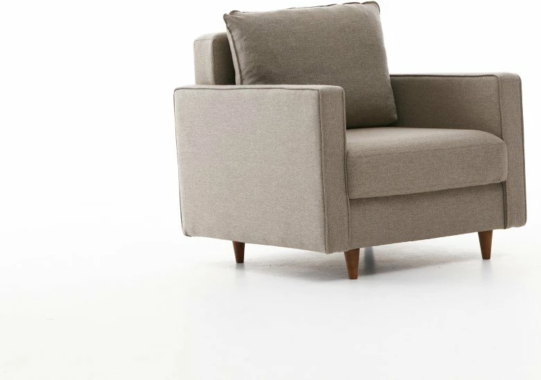 Karrige një vendëshe Atelier del Sofa, Eva, krem