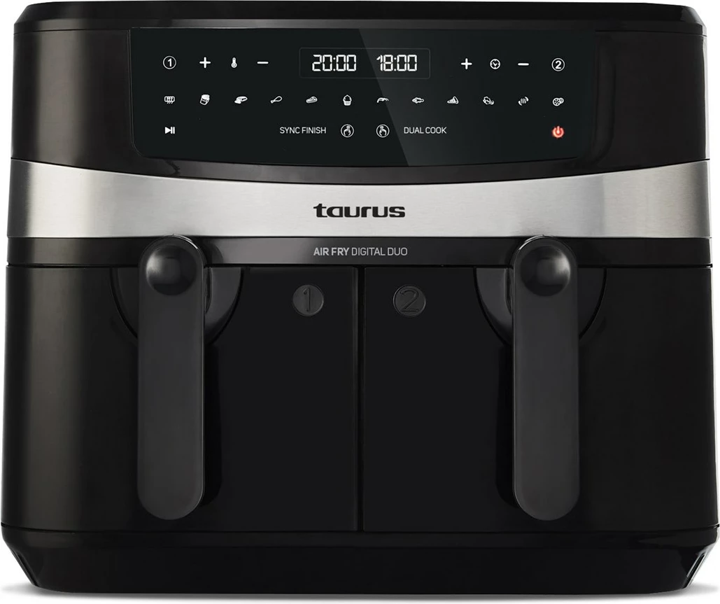 Furrë ajri Taurus Air Fry Digital Duo, 9 L, 2200 W, e zezë