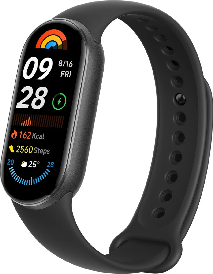 Smartwatch Xiaomi Smart Band 9, 233 mAh, Ekran 1.62", Ngjyrë e zezë