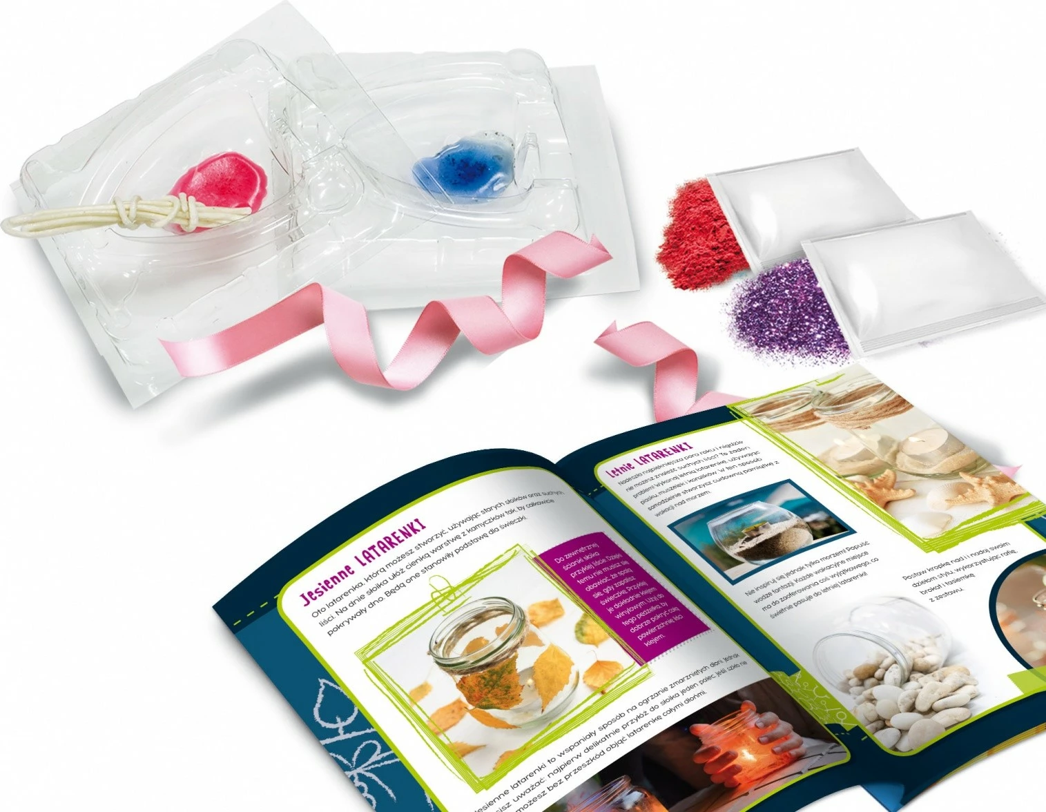 Set shkencor Lisciani I'm a Genius Candle Workshop, për krijimin e qirinjve, shumëngjyrësh