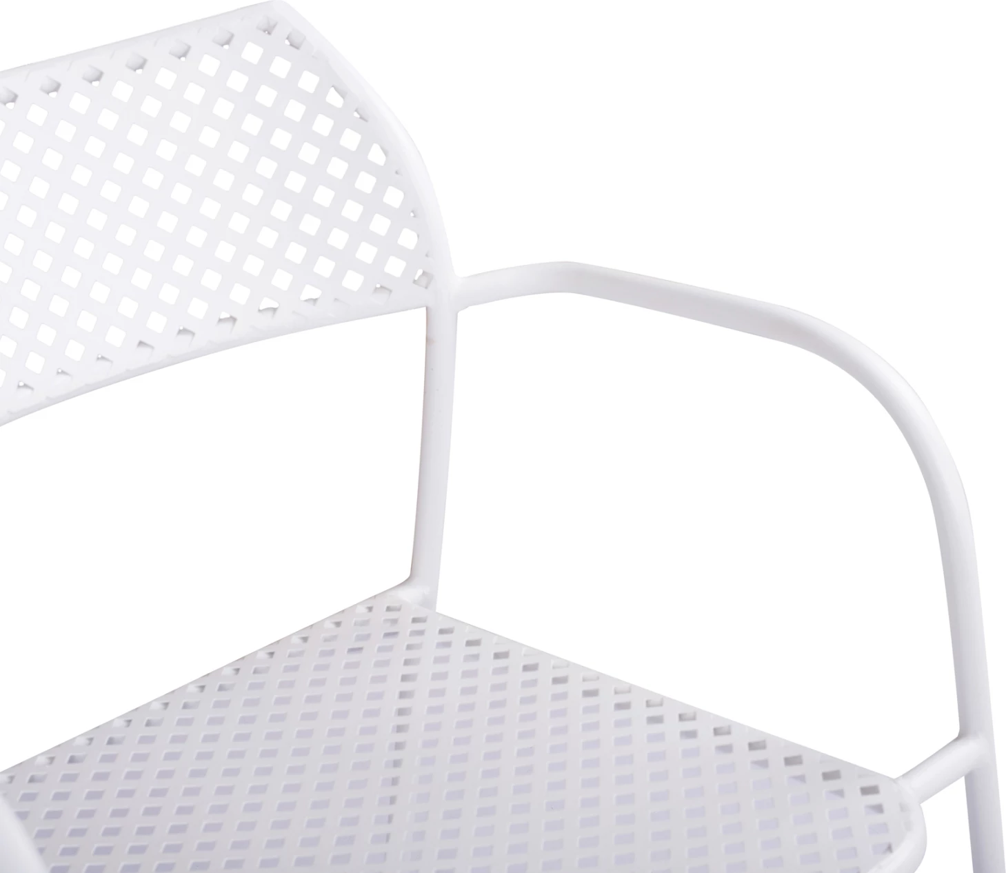 Karrige metalike e bardhë Thetis FH5173.12 55x57x79 cm