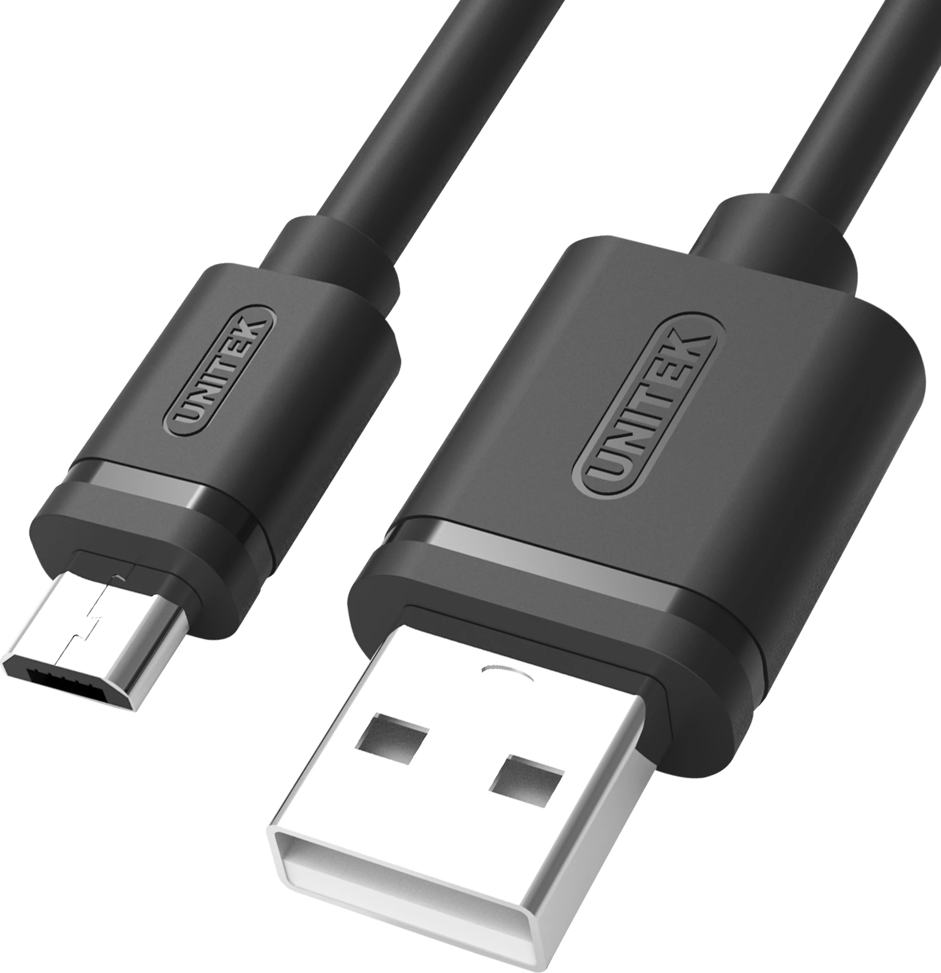 Kabllo USB-A në microUSB Unitek Y-C451GBK 1 m USB 2.0 2.4A e zezë