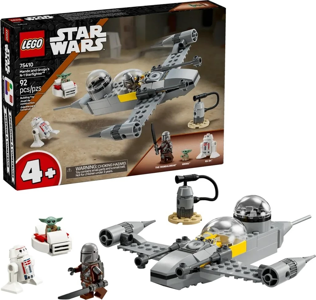 Lego Star Wars 75410 Mando dhe Grogu's N-1 Starfighter