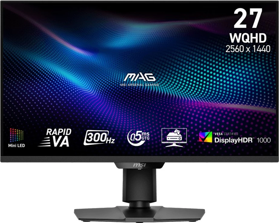 Monitor MSI MAG 274QPFDE X30MV, 27 inç, QHD, 300Hz, Mini-LED, zi