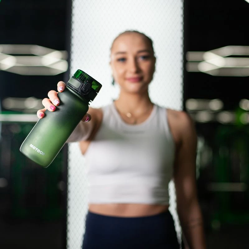 Shishe sportive Meteor 500 ml, e gjelbër e errët
