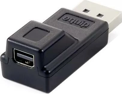 Adapter AV Equip Mini DisplayPort në DisplayPort 118916, i zi
