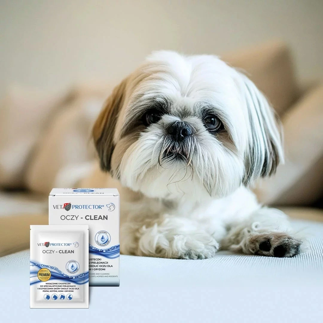 Peceta pastruese për sy JM Sante Vet Protector Eyes Clean për qen dhe mace, 20 copë