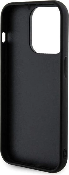 Mbështjellës Guess Sequin Script Metal për iPhone 13 Pro Max, i zi