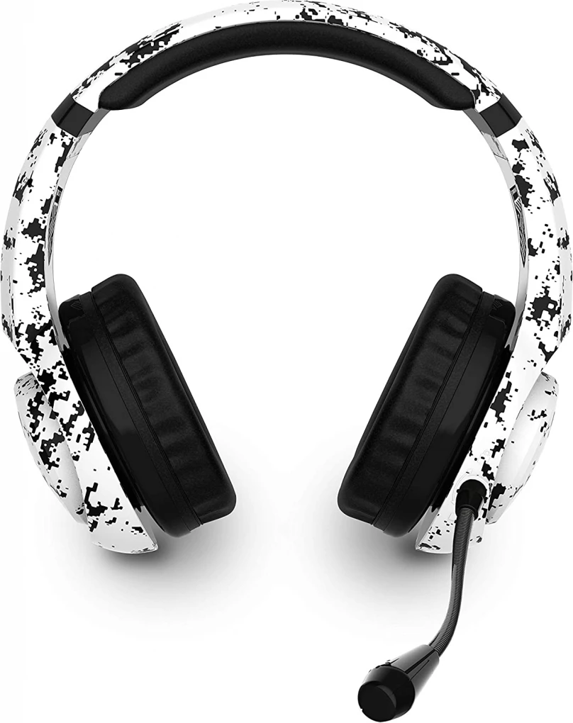 Kufje gaming 4Gamers Stealth Conqueror stereo me kabllo 3.5mm 1.2m, të bardha
