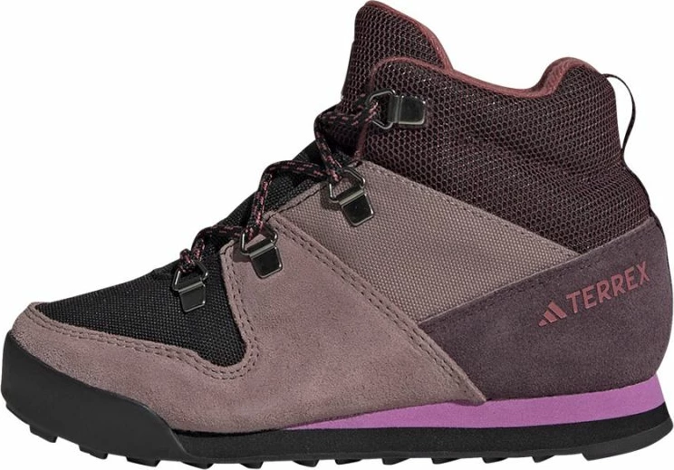 Këpucë për vajza adidas Terrex Snowpitch Jr, ngjyrë vjollcë