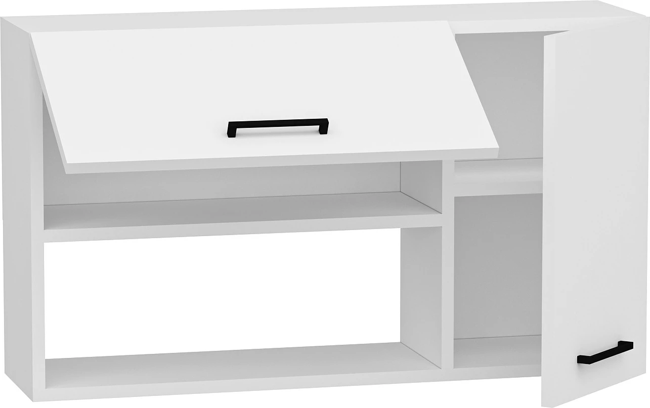 Dollap shumëfunksional Hanah Home, akasya, i bardhë