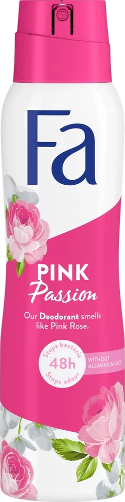 Deodorant spraj për femra Fa Pink Passion me aromë trëndafili, 150ml