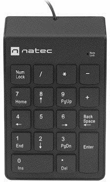 Tastierë numerike Natec Goby 2 NKL-2022 me kabllo USB, layout US, e zezë