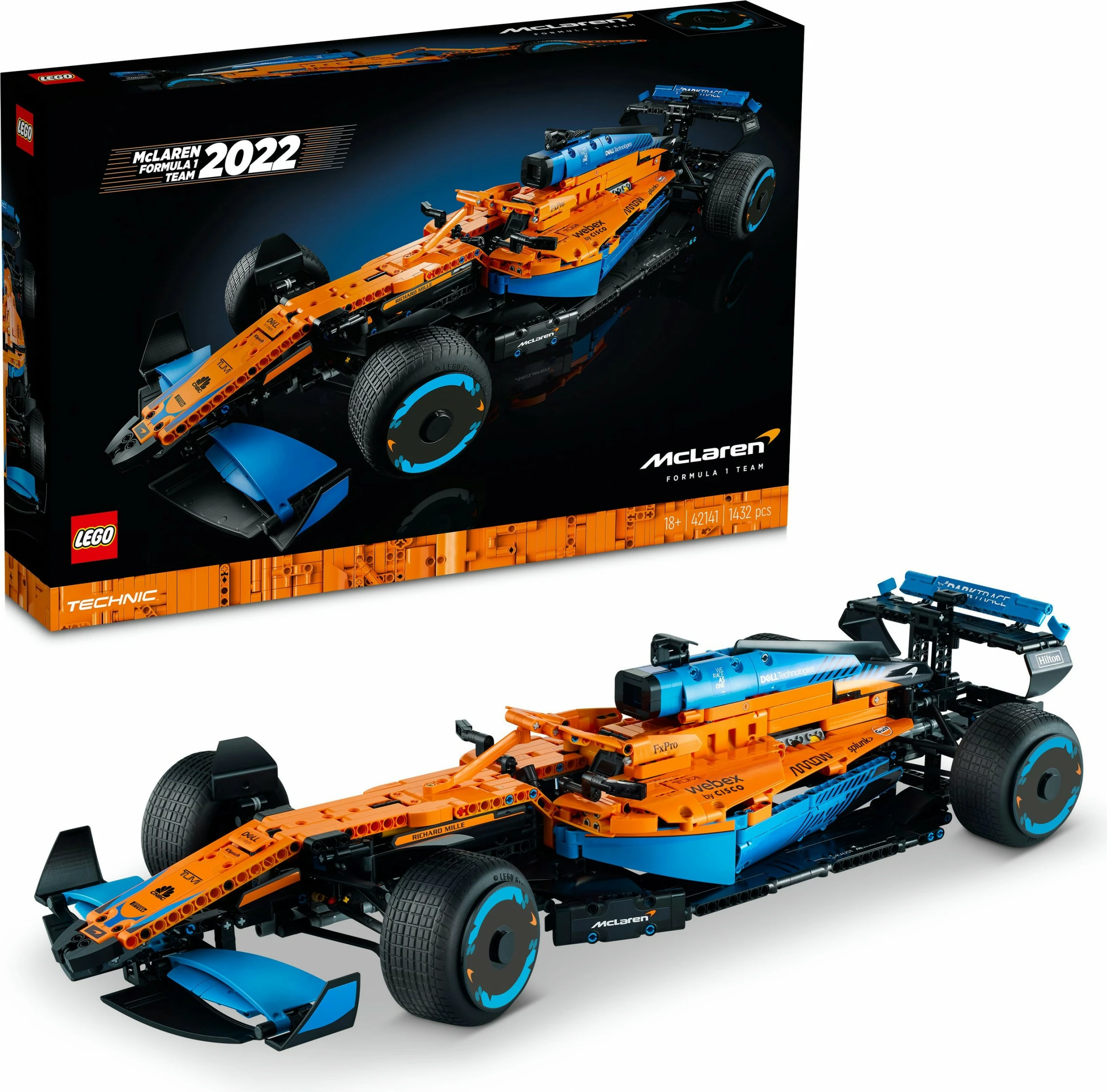 Set për ndërtim LEGO Technic McLaren Formula 1, 1434 pjesë, shumëngjyrësh