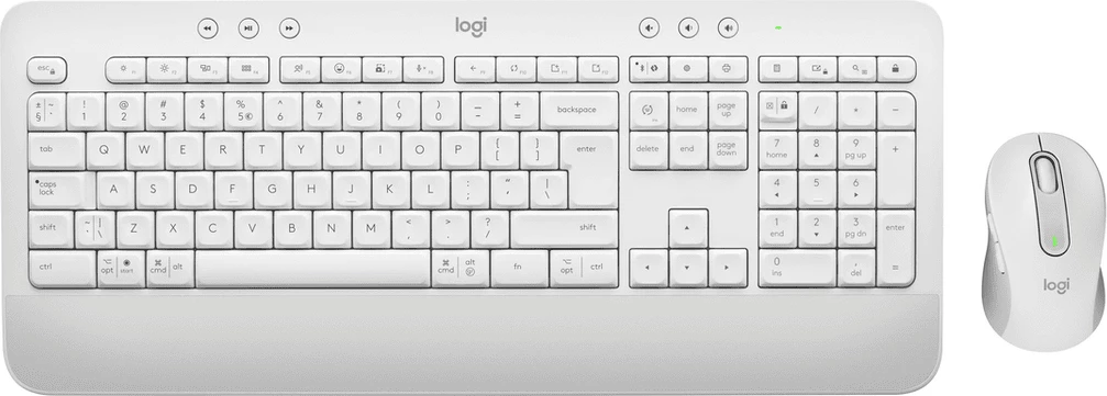 Tastierë dhe Maus Logitech MK650 Signature Business 920-011022, GER layout, USB-C karikim, e bardhë, set