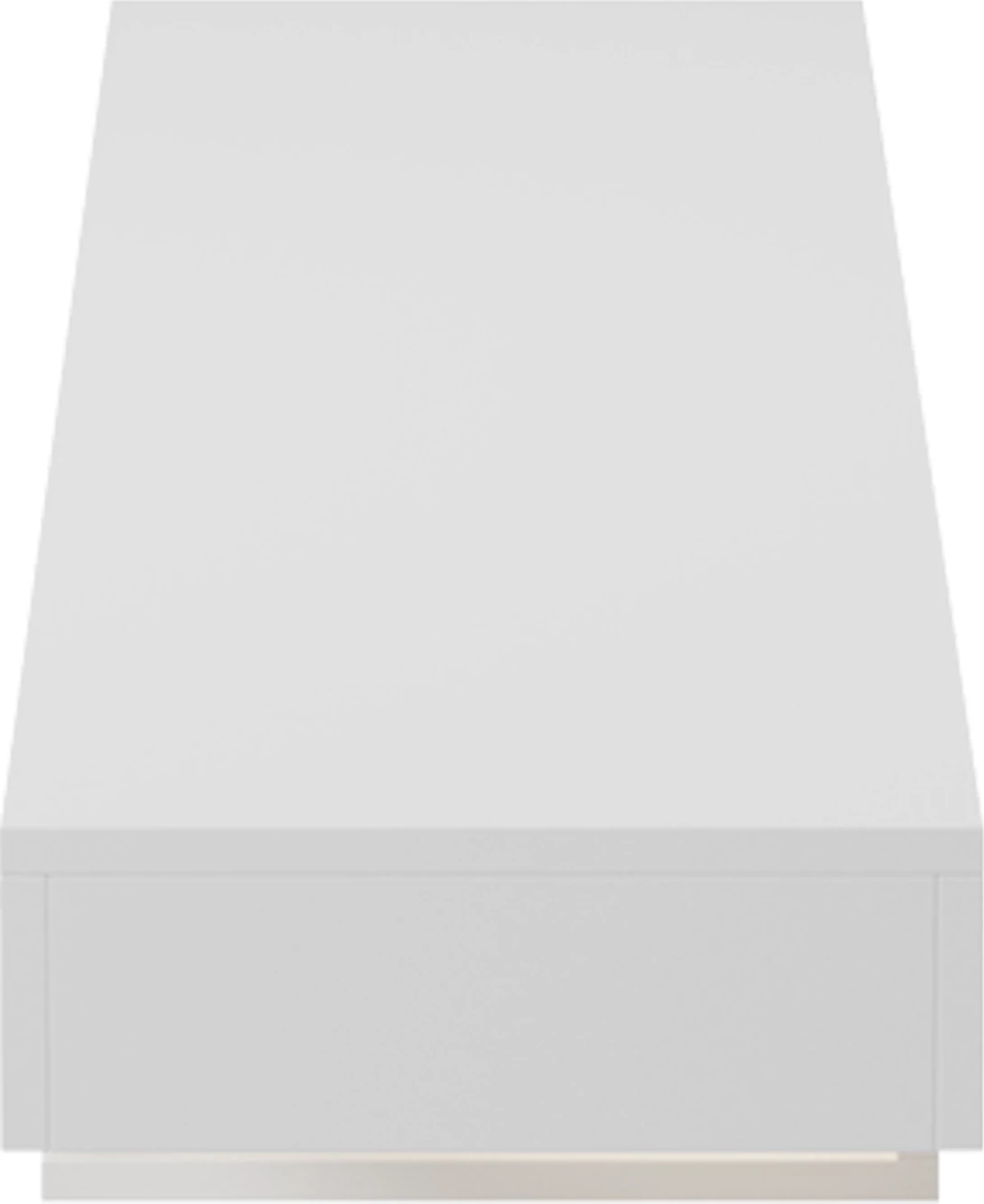 Mbajtës muri për TV me LED SAVOR FH18381.02, melaminë e bardhë, 150x29.5x22cm