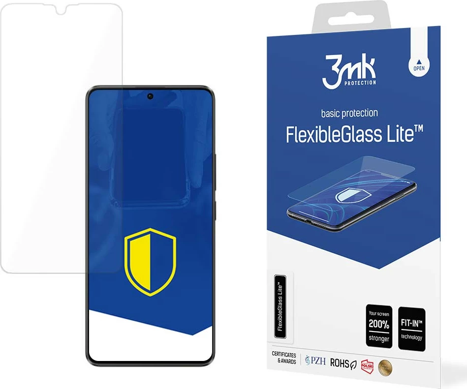 Mbështjellës xhami hibrid 3mk Protection FlexibleGlass Lite për Xiaomi Poco X6 5G/X6 Pro 5G