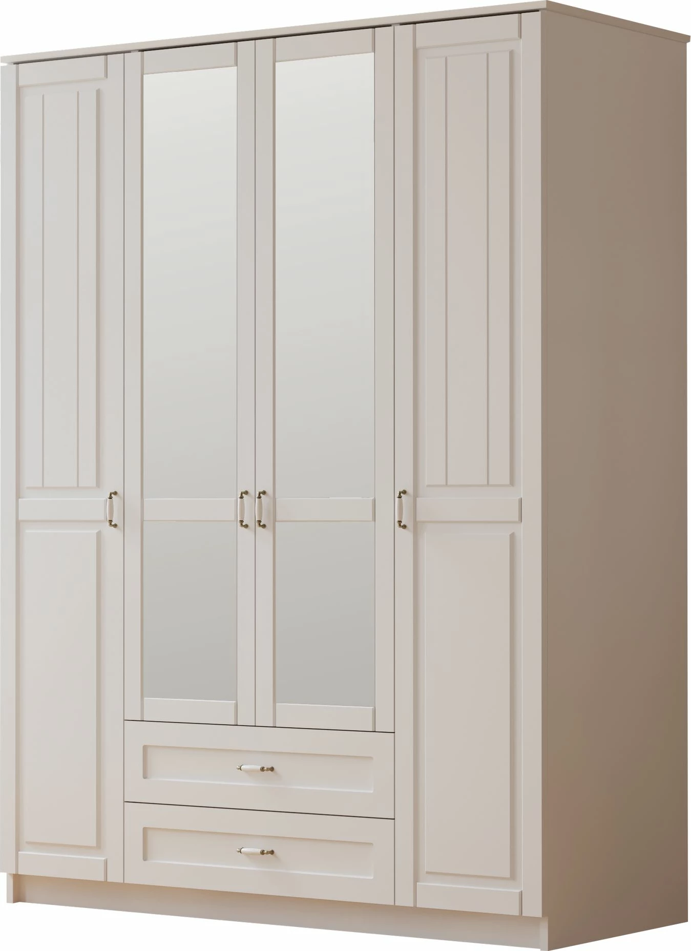 Dollap për rroba Skye Decor, Rb-121, ngjyrë e bardhë mat