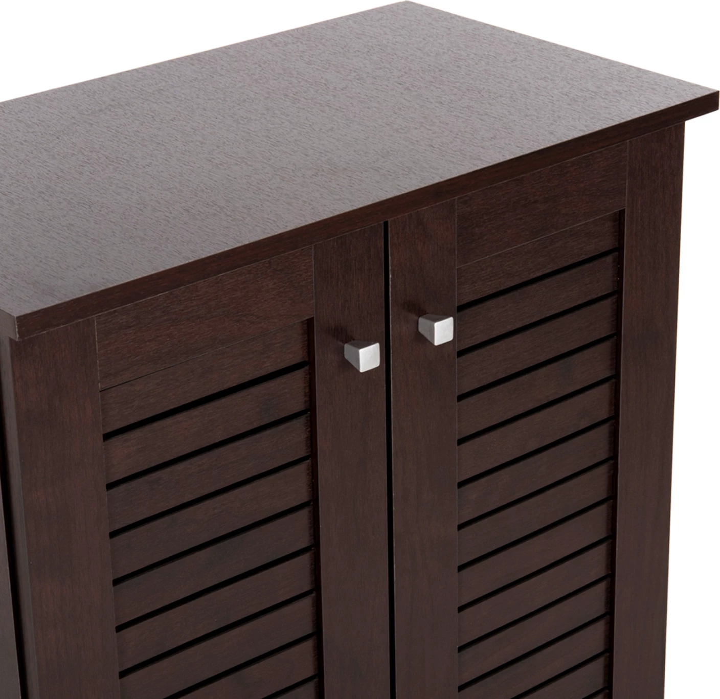 Dollap këpucësh PROLLY FH9608.01 melaminë ngjyrë wenge-2 dyer-4 rafte 60x34x88Hcm