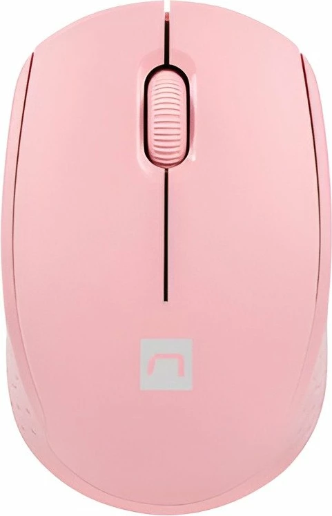 Maus Natec Stork NMY-2002, wireless 2.4 GHz, 1600 DPI, 3 butona, rozë