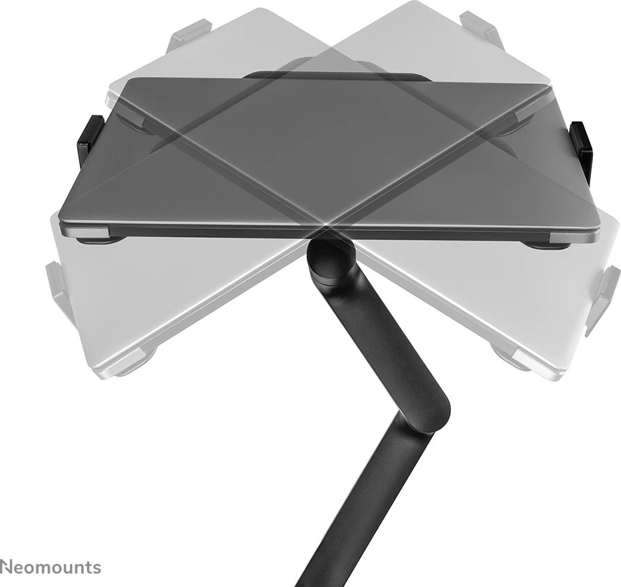 Krah tavoline Neomounts DS20-425BL2 për monitor dhe laptop, 27 inç, rregullim i lartësisë, i zi