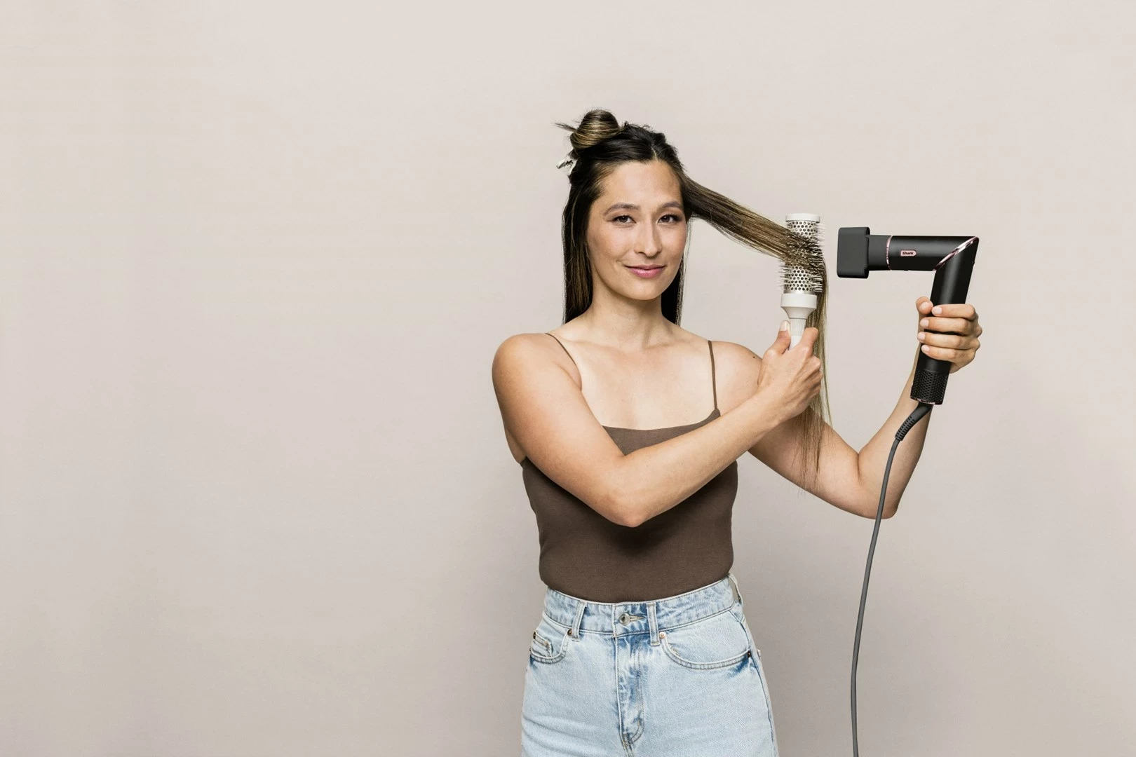 Multistyler për flokë Shark FlexStyle 5-in-1, 1400 W, HD440EU, zi/rozë