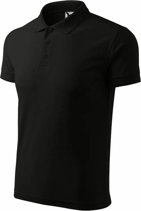 Fanellë polo Adler për meshkuj, e zezë