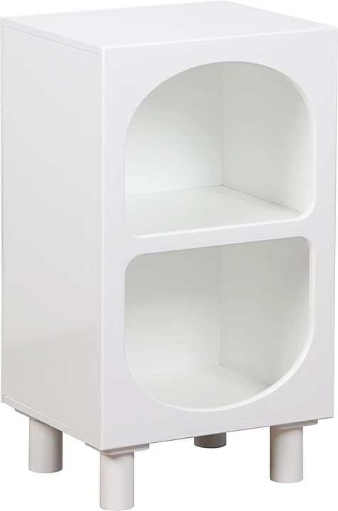 Raft nate Emersi MDF ngjyrë bardhë 40x32x70cm