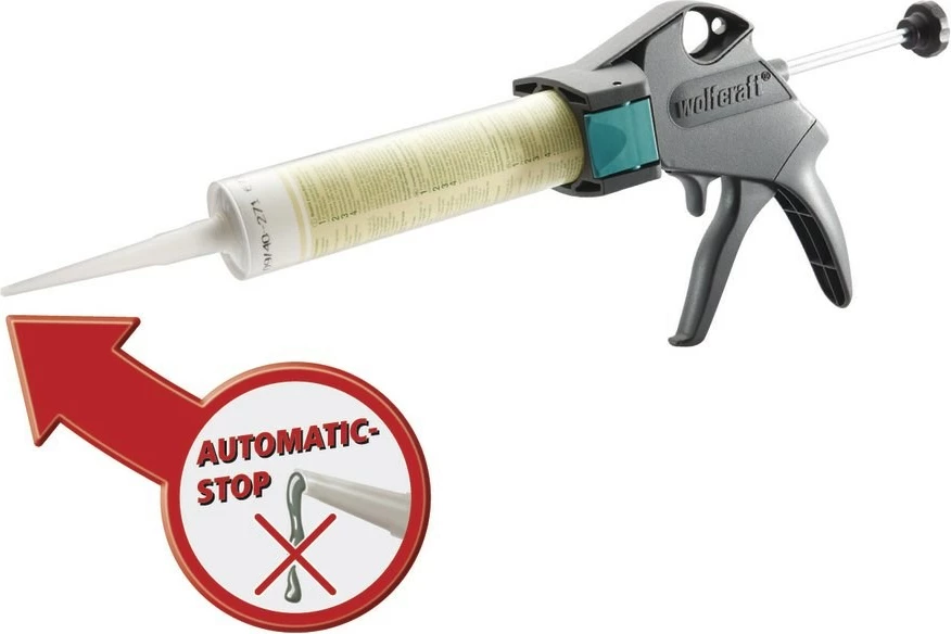 Pistoletë mekanike Wolfcraft 1 MG 300, e zezë