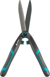 Gërshërë Gardena 12302-30, teh drejt, plastikë, 18 cm, zi/kaltër