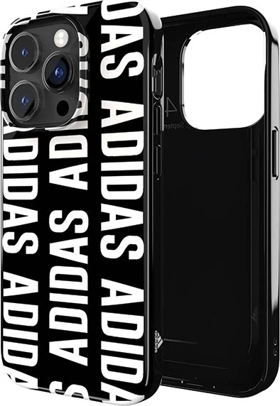Mbështjellës Adidas OR Snap Case Logo për iPhone 14 Pro 6.1", zi