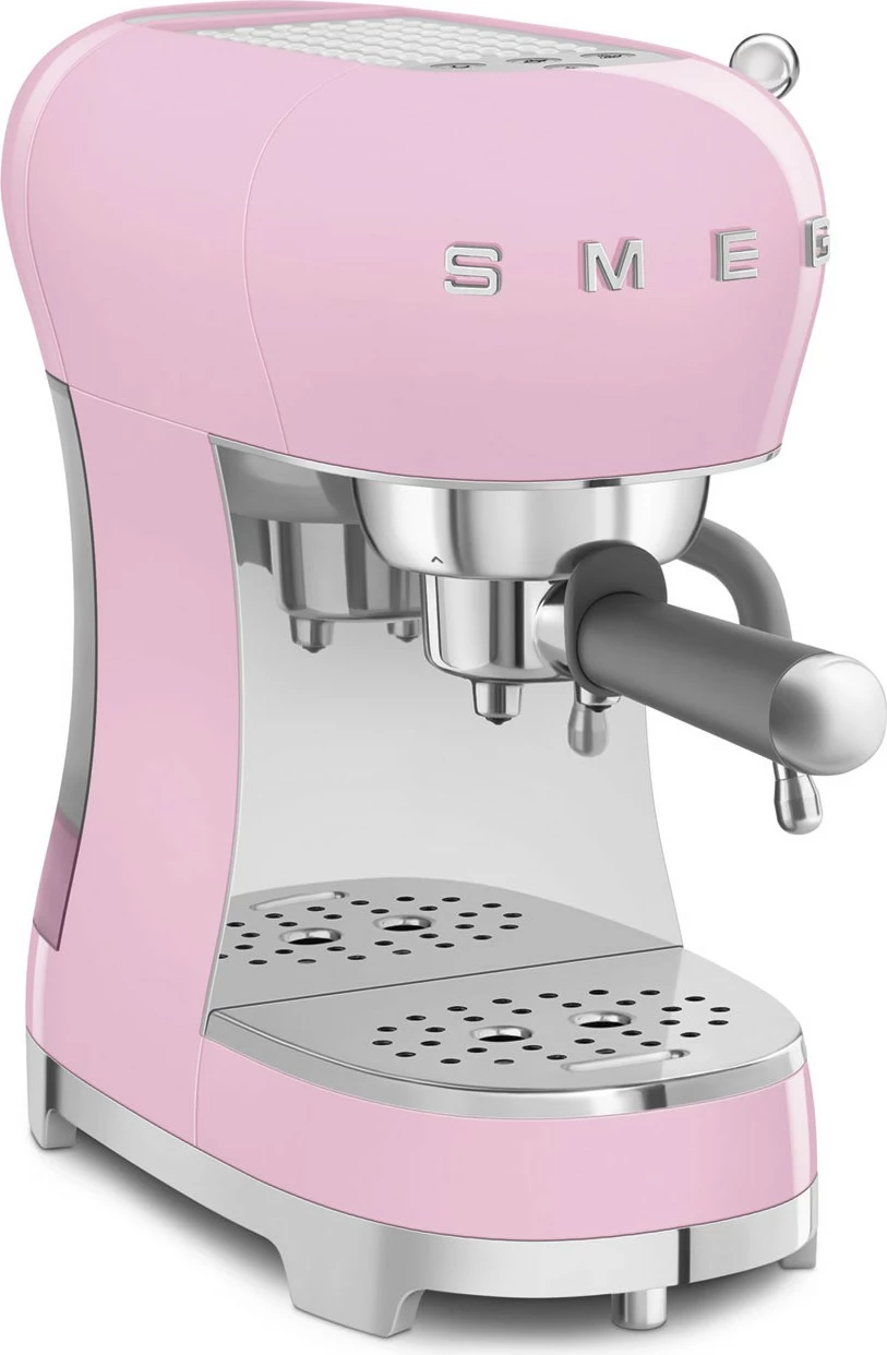 Makinë kafeje SMEG ECF02PKEU, manuale, 2 filxhanë, 1350W, rozë