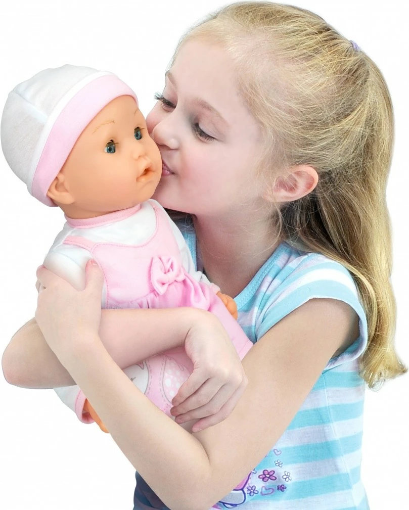 Kukull interaktive Artyk Natalia Rozkoszny Baby Doll, 40 cm, me aksesorë, Rozë