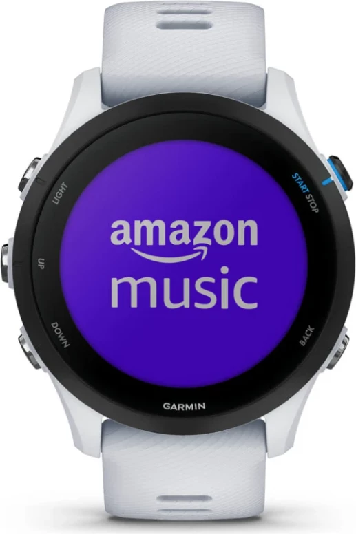 Smartwatch Garmin Forerunner® 255 Music Whitestone, 46 mm
