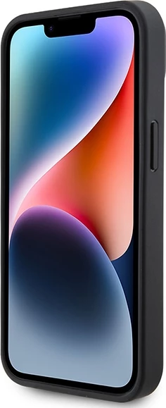 Mbështjellës Ferrari FEHMP15SPTEK për iPhone 15 6.1", Carbon Metal Logo, MagSafe, i zi