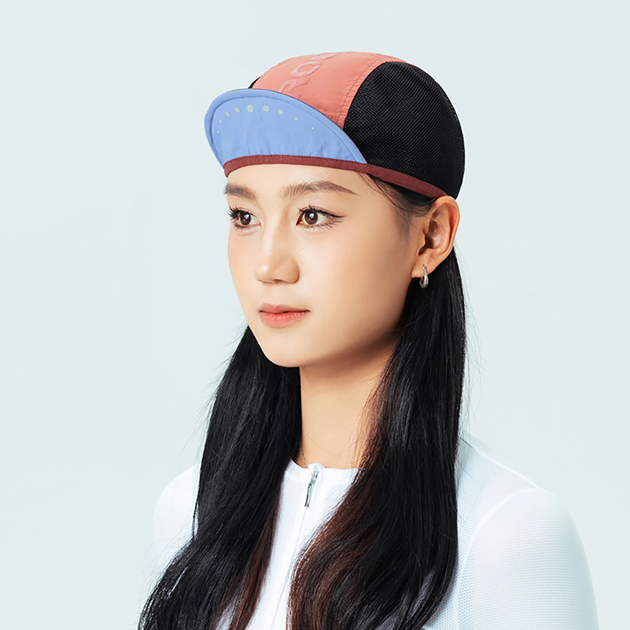 Kapelë çiklizmi Rockbros 18240007003 me visor, e kuqe