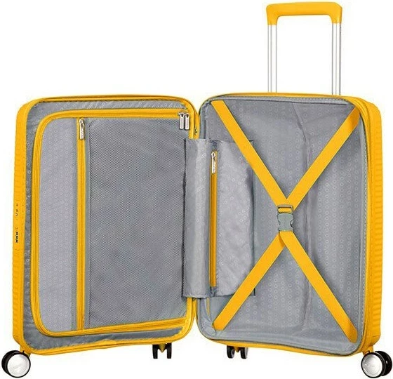 Valixhe American Tourister Soundbox EXP, e verdhë