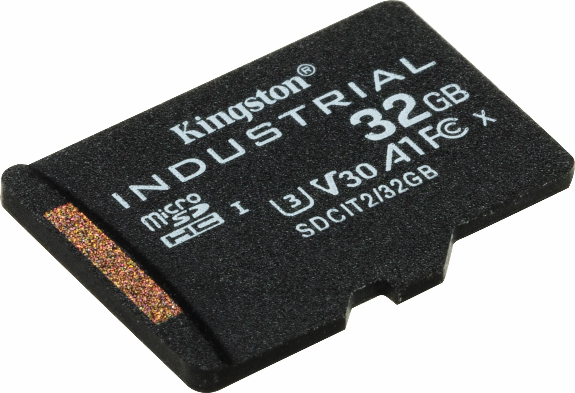 Kartelë memorje microSDHC Kingston Industrial 32GB Class 10 UHS-I/U3 A1 V30 (SDCIT2/32GB) me adapter SD