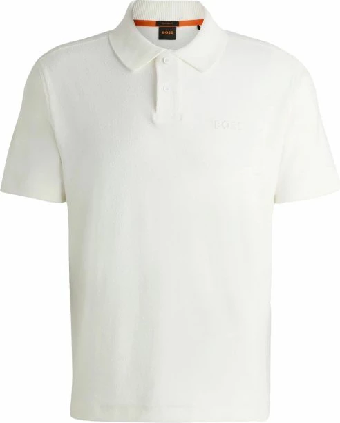Maicë polo Boss për meshkuj, e bardhë